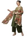 Rangriti Women's Rayon Anarkali Suit Set