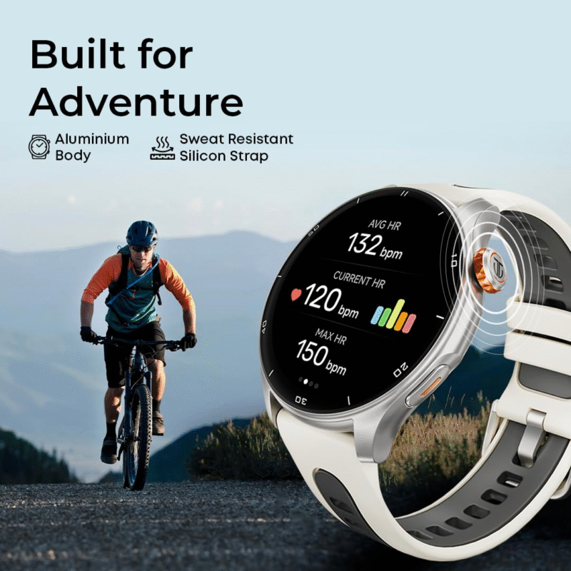 Titan Celestor 1.43" AMOLED Smart Watch with Built-in GPS, Advanced Health Intelligence, AI Voice Assistant, Aluminium Case, 100+ Sports Modes, Water Resistance – Smartwatch for Men & Women (Black) - Image 4