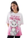 White Oversized T Shirts for Women T-Shirt Girls Cotton Casual