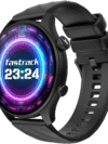 Fastrack Vivid Pro Smart Watch|1.43" AMOLED Display with 466 x 466 Pixel Resolution | Functional Crown| SingleSync BT Calling|100+ Sports Modes & Watchfaces|AI Voice Assistant|in-Built Games