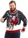 Unisex Women's Men's Christmas Jumper Funny Ugly Christmas Sweater Jumper for Christmas Knitted Jumper for Christmas Party Sweater