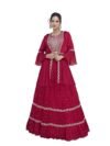 Miss Ethnik Elegant Pink Embroidered Lehenga Choli Set