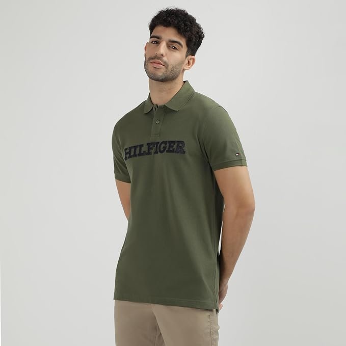 Men's Cotton Solid Regular Fit Polo - Image 6