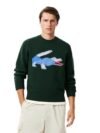 Lacoste Men's Wool Modern Pullover Sweater